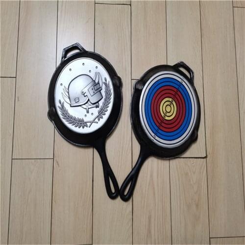 Cosplay Game PUBG Free Match 3 Style Saucepan PU Weapon Prop Role Playing PUBG Saucepan Safety Model Wonderful Toy 40cm