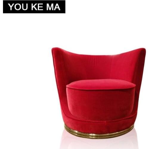 Modern style light luxury nordic Leisure chair modern minimalist adult bedroom home sofa recliner