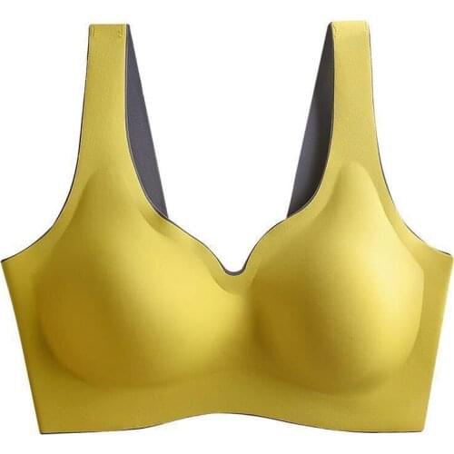 IZICFLY Hot Sale New Sport Style Green Push Up Seamless Bra Underwear For Women Sexy Sleeping Lingerie-1 PCS