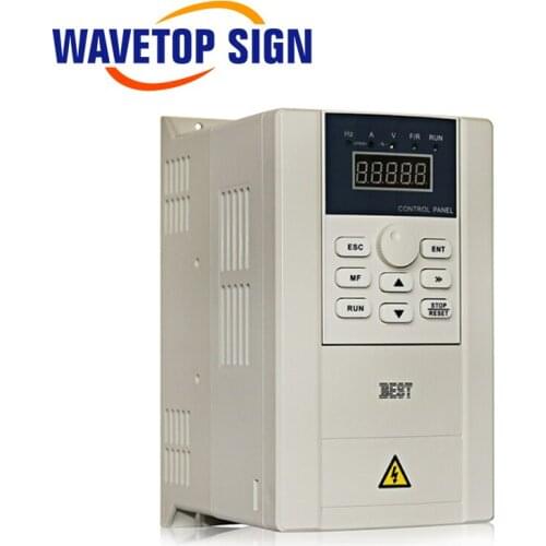 Best VFD Inverter 0.75-11kw Single-Phase 3Phase 220V 380V With CNC Spindle Motor use for CNC Router Machine Tools