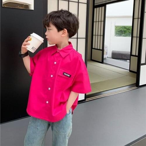 MIEMBRO Boys' Short Sleeve Shirts