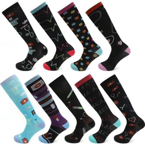 New Adult Football Elastic Stockings Men and Women Long Tube Color Sports Outdoor Cycling Running Quick-drying Trend Medical