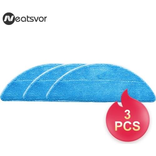 Neatsvor Original rags for X500/X600 Vacuum Cleaning Robot, 3pcs/pack