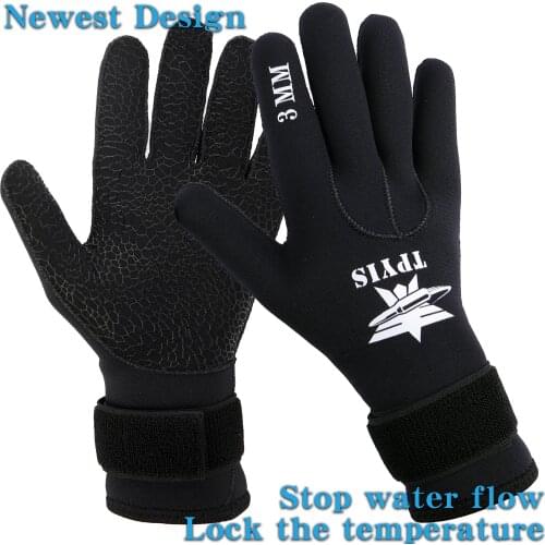 Diving Gloves 3mm Neoprene Wetsuit Gloves for Scuba Diving，Snorkeling, Surfing, Kayaking, Cleaning Pond and All Water Activities