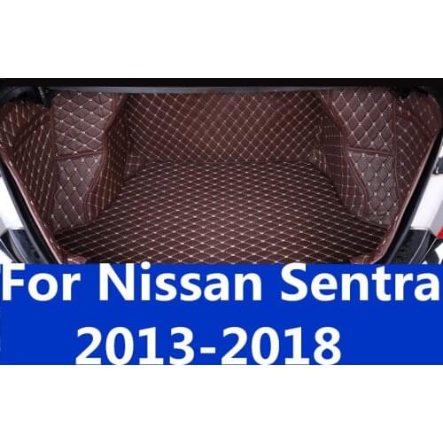 Reserve box mat Fully surrounded Tail box mat After warehouse mat Interior car Accessories For Nissan Sentra 2013-2018