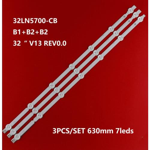 LED Backlight Strip 7 lamp for LG 32'' ROW2.1 Rev TV 32ln541v 32LN540V 32ln541u 6916L-1437A 6916L-1438A 6916L-1204A 6916L-1426A