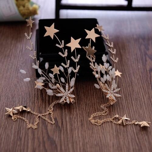 Korean new brides with brides flower hair ornaments sweet head wear wedding accessories supernatural