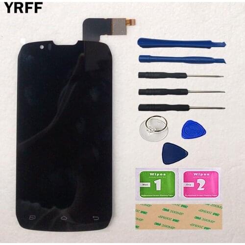 Tested LCD Display For DNS S4502 DNS-S4502 S4502M Highscreen Boost Cloudfone Thrill430X Innos D9 D9C LCD Display Touch Screen