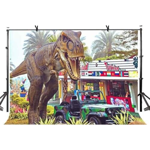 150x220cm Dinosaur Sculpture Backdrop Dinosaur Paradise Dinosaur Sculpture Photography BackgroundPhoto Screen