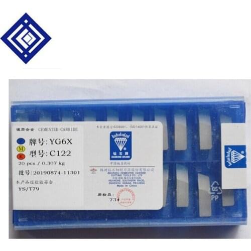 20pcs/lots C122 YG6 / YG8 / YW1 / YW2 / YT5 / YT14 / YT15 Carbide Welding Inserts Brazed Insert