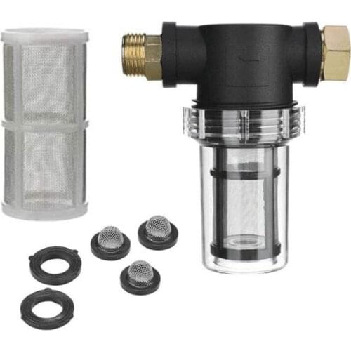 2021 New 40 100 Mesh Garden Hose Filter for Pressure Washer Inlet Water Inline Sediment