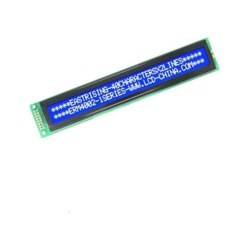 40x2 4002 Character LCD Display Equivalent with HD44780 White on Blue Color