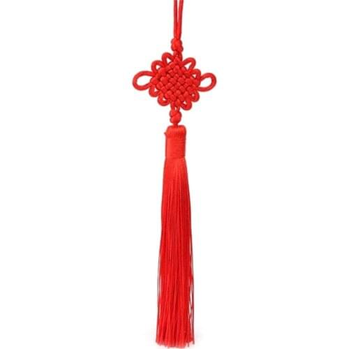 50 Pcs Handmade Chinese Knots Soft Tassels Holiday Gift for Spring Festival, Special Gift for New Year Decoration