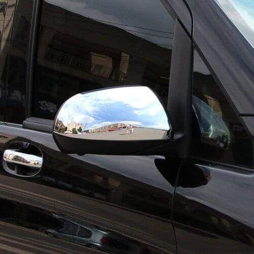 ABS Chrome Rear View Side Mirror Cover Cap Car Sticker For Mercedes Benz Vito Valente Metris W447 2016 2017 2018 2019