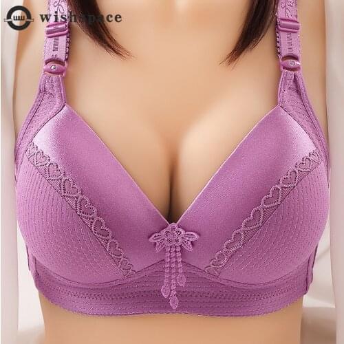 Spring, Summer, Autumn and Winter Big Size Bra Breast Show Small Thin Models Without Rims Together Gather Vice Breast Bra Sexy