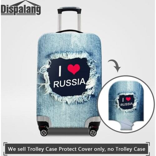 Dispalang Men Spandex Elastic Stretch Luggage Protective Cover For 18-32 Inch Case Custom Your Lucky Word Number Suitcase Covers