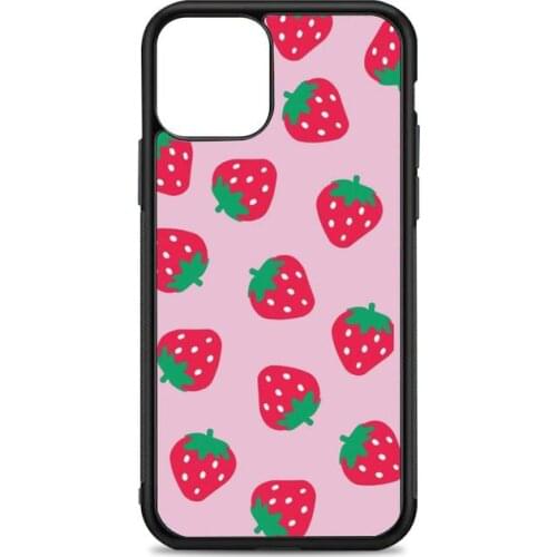 Strawberry Phone Case for iPhone 12 mini 11 pro XS Max X XR 6 7 8 plus SE20 High quality TPU silicon and Hard plastic cover