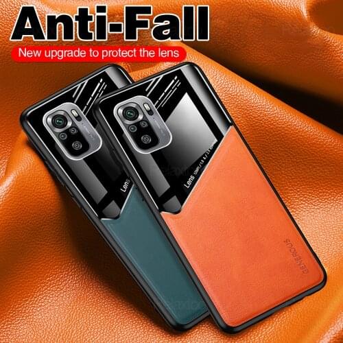 For Xiaomi Redmi Note 10 Pro Case Luxury PU Leather Magnetic Holder Back Cover For Read Mi10 Redme Note10 RedmiNote10Pro Fundas