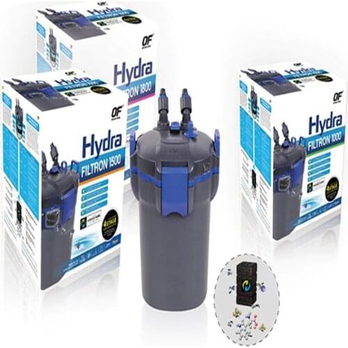 Hydra OF Filtron 1000 1500 1800 Filter Barrel Fish Tank External Filter In Addition To NO3 With Oil Film Aquarium Filter Materia