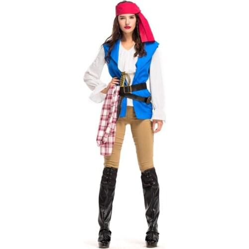 Halloween Costumes For Women Cosplay Sexy Pirate costume Carnival Party Performance Stage Show Costume Gothic Role-Playing Suit