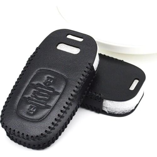 KUKAKEY Car Smart Key Case Cover For AUDI A1 A2 A3 8P 8V A4 B7 B9 A5 A6 C6 C8 4F Q5 Q7 Q3 TT MK1 RS3 Key Ring Shell Accessories