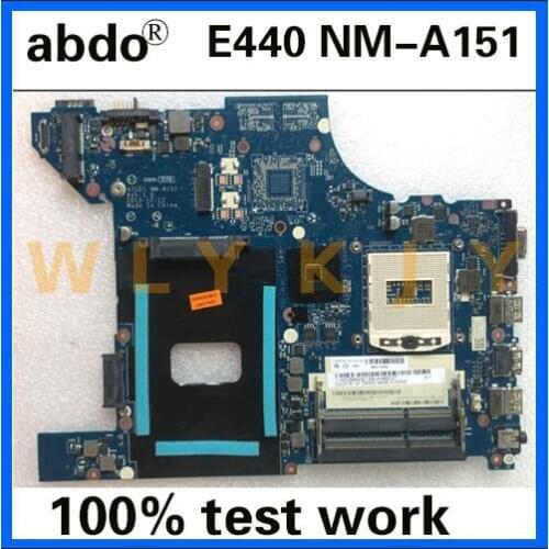For Lenovo Thinkpad E440 AILE1 NM-A151 Laptop motherboard 04X4790 04X479 PGA947 HM87 DDR3 integrated graphics card 100% test OK