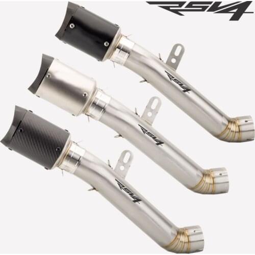 Motorcycle modified exhaust pipe suitable for RSV4 exhaust pipe RSV4 middle section 2009-2020 Years