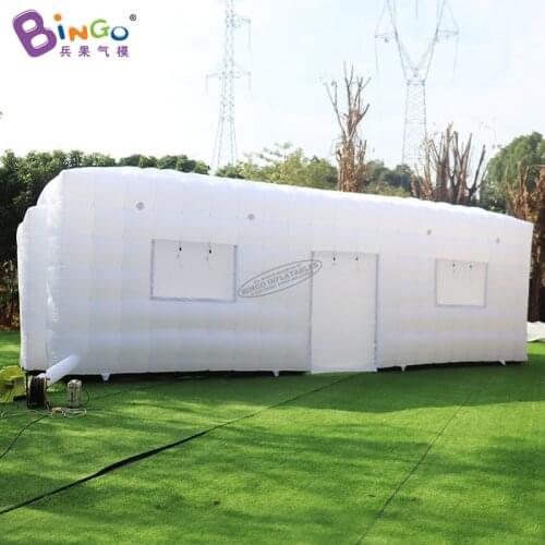 Free Shipping 10x4x3.7 Meters Inflatable Event Tent For Outdoor / Air Blown White Shelter - BG-T0316