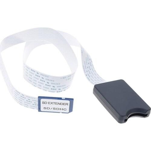 New 48cm TF micro sdcard to sd/sdhc card flex extension adapter cable for car GPS TV Card Reader Extension Adapter Cable