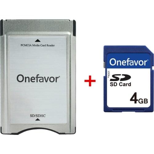 New!!! 4GB Onefavor SD SDHC Card SD Memory Card + SD SDHC Card Adapter Converter for Mercedes Benz
