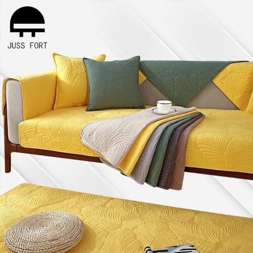 Cotton Linen Sofa Cover Four Seasons Universal Corner Couch Cushion Slipcovers Armrest Towel Pet Dog Mat for Living Room Decor