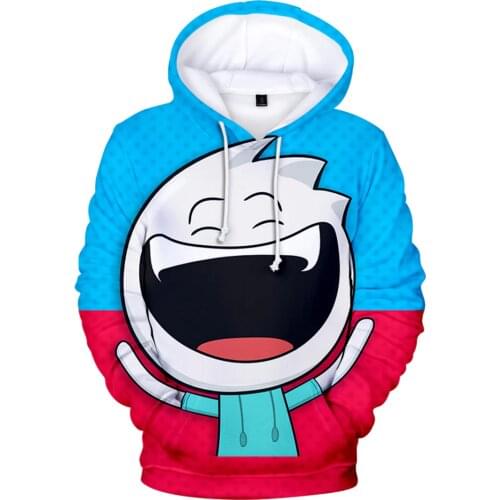 3-14 Years Kawaii Children Anime Clothes Alex Clark 3D Print Sweatshirts Alex Clark Boys girls Hoodies Anime Kids Hoody hooded