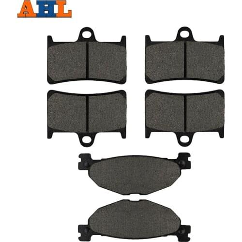 AHL Motorcycle Front and Rear Brake Pads For YAMAHA XV 1700 XV1700 TDM900 FJR1300 XV1900 XP530 T-MAX 530 XT1200