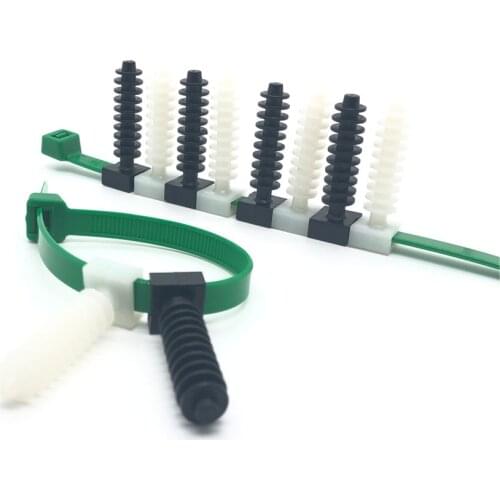 M8 plastic screws fixing cable ties are used to fill the pendant with holes