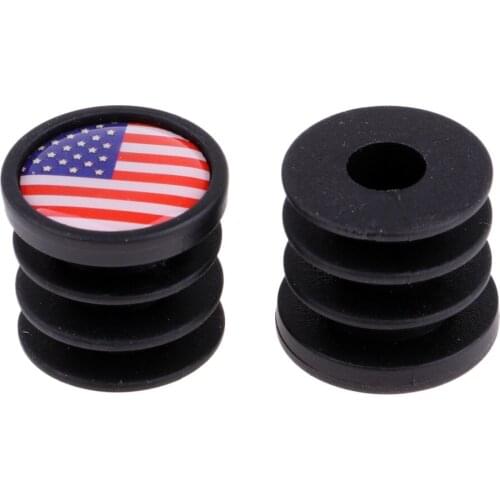 Durable Handlebar End Plugs Plastic Bike Grips Bicycle Dustproof Road Cycle