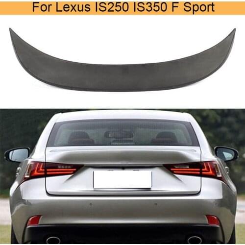 PU car rear spoiler auto trunk wing fit for Lexus IS250 IS350 F sport 2014 2015 W stying