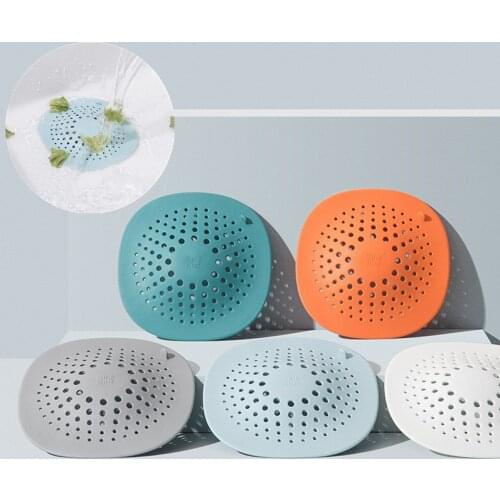 Sink Drain Strainer Hair Catchers Rubber Shower Bathtub Floor Filter Water Stopper Silicone Bathroom Kitchen Deodorant Plug