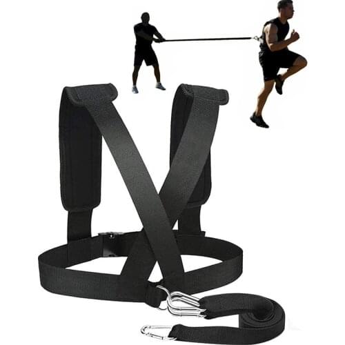 Football Speed Training Harness Vest Soccer Workout Resistance Speed Agility Training Kits Adjustable Shoulder Strap Band Rope