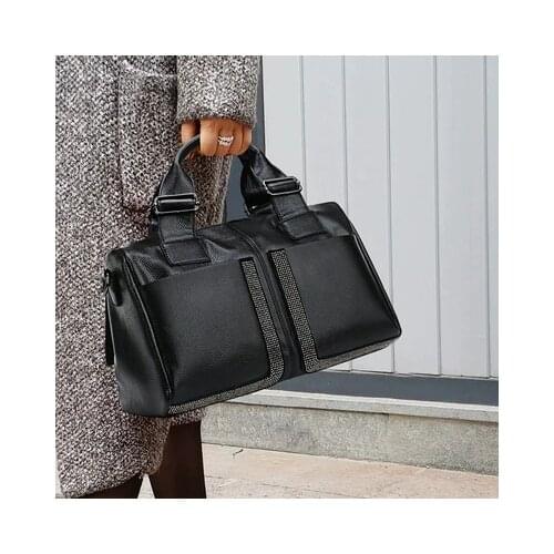 Brand new fashion women large tote bag with a pillow bag high quality PU leather handbag solid Casual shoulder messenger bags