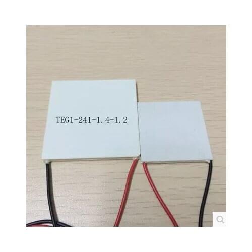 55x55MM 7V 1.25A 55x55 Thermoelectric Power Generation Peltier Module TEG1-241-1.4-1.2