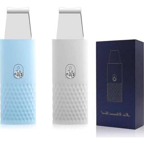 Ultrasonic Skin Scrubber Vibration Face Spatula Blackhead Remover Facial Scrubber Shovel Clean Cavitation Peeling Facial Lifting