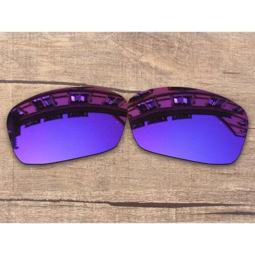 Vonxyz Violet Mirror Polarized Replacement Lenses for-Oakley Hijinx Frame