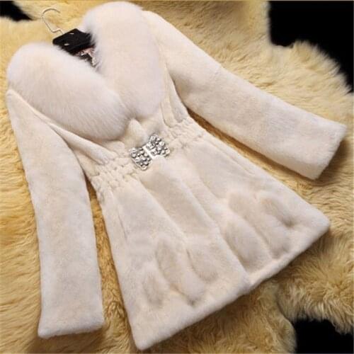VWBQNZ Artificial Fur Coats