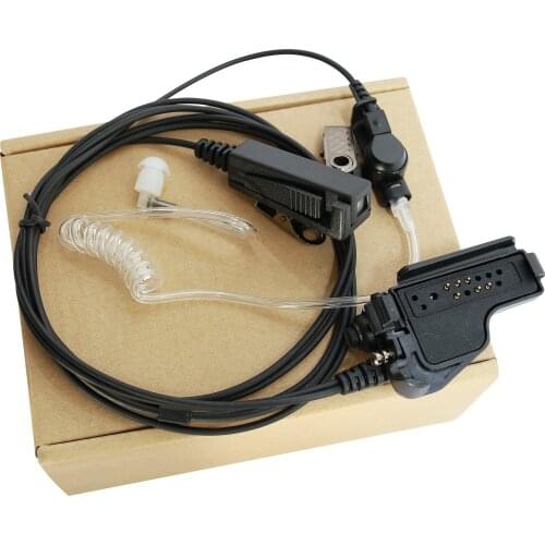 1PC VBLL 2-wire Surveillance Earpiece Fit For Motorola MTX8000 MTX9000 XTS3000 2 Way Radio Walkie Talkie Earpiece