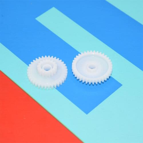 Free Shiping 10* Gear wheels ru5-0576-000 36 t / 17 t ru5-0576 for HP 5200 m5025 m5035 printer Thermal block Drive gears