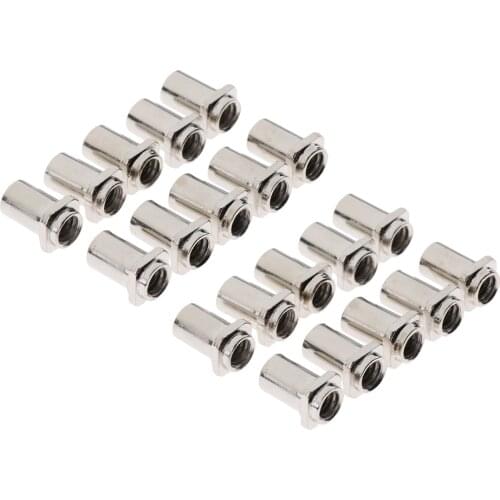 20 Pieces Swivel Nuts for Snare Tom Floor Drum Drum Set Replacement Parts
