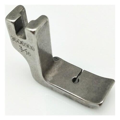 #36069DG Industrial High Shank Sewing Machine Double Welt Piping Presser Foot (3/16) 5BB5221