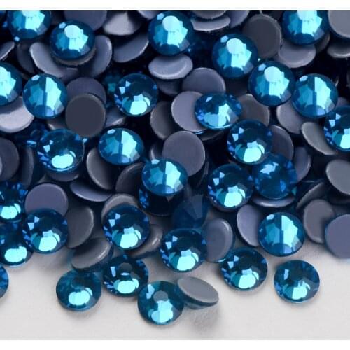 AAAA SS4-SS30 Many Colors Hot fix Rhinestone Flat Back Iron on rhinestone For DIY Clothes Motif Designs Fashion Accessories