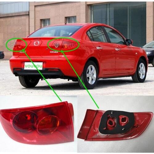 Car accessories body parts outer tail lamp for Mazda 3 2004-2010 sedan
