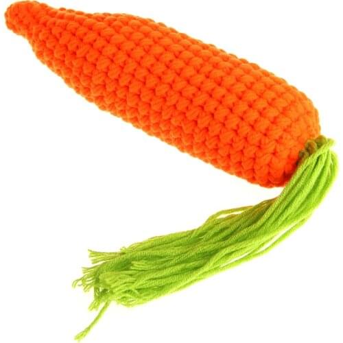 Free Shipping Newborns Baby Photography Props Girls Boys Carrot Crochet Kids Photo Accessories